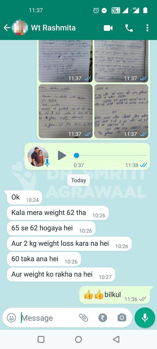 Dr Smriti Agrawaal - Nutritionist and Weight Loss Review - 6