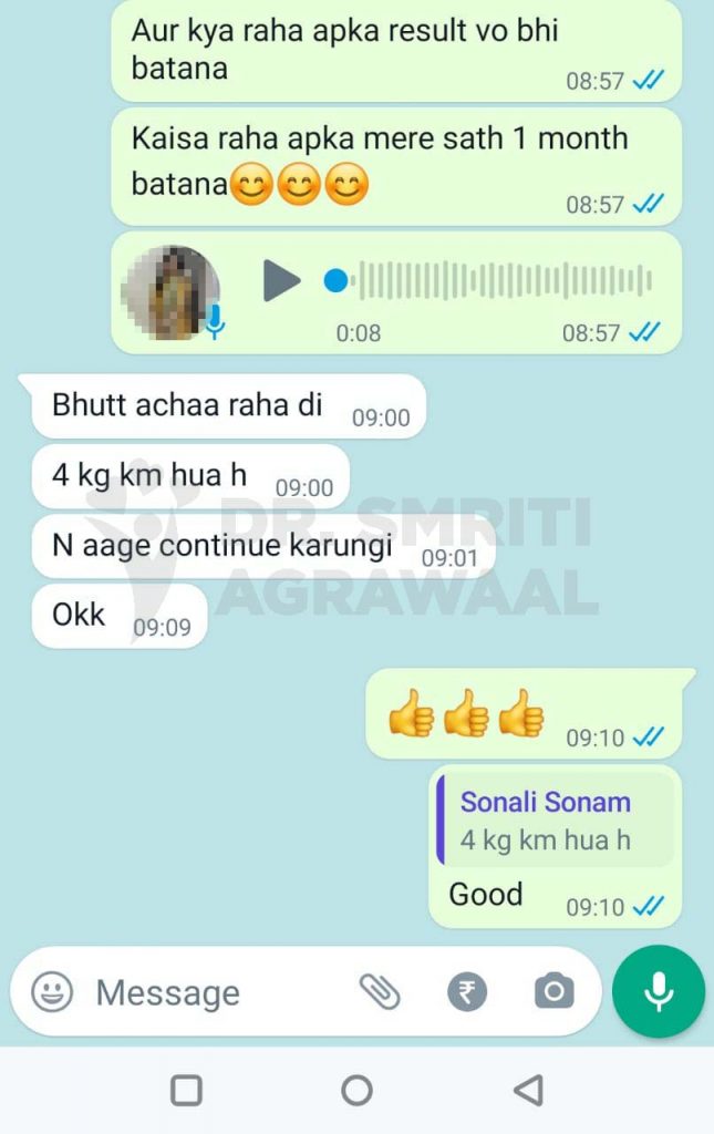 Dr Smriti Agrawaal - Nutritionist and Weight Loss Review